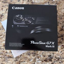 Brand New Canon G7X Mark iii  