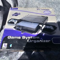INTERACT ACESSORIES- GAME SYSTEM ORGANIZER- PS2- PLAYSTATION 2 -WITH BOX