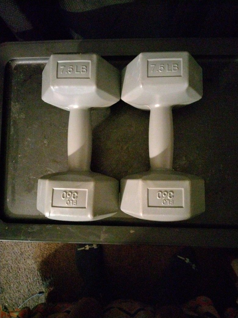 Flo 360 7.5 LBs Each Weight Cross Training Muscle VGC.