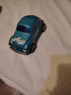 Blue Volkswagen Bug Wagon House Metal Vintage Car Made In Japan