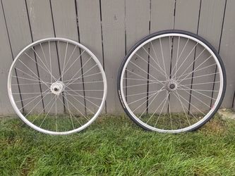 700c Wheel Set | Velocity USA + Matrix Aurora | Suzue Classica HF + Dura-Ace Hubs | Continental Tire