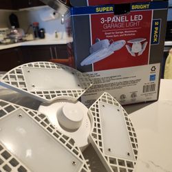 3 Panel Led Garage Light