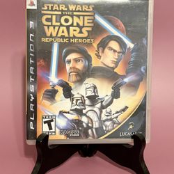 Star Wars Clone Wars: Republic Heroes CIB . PlayStation 3 PS3. GREAT CONDITION!