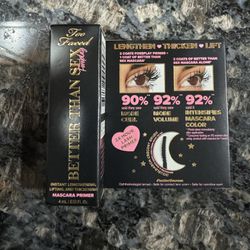 NEW TOO FACED BETTER THAN SEX FOREPLAY INSTANT LENGTHENING LIFTING AND THICKENING MASCARA PRIMER $5!