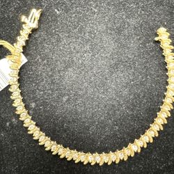 14k Dimond Tennis Bracket