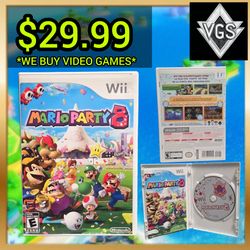Mario Party 8 Nintendo Wii 2007 CIB Complete Disc Manual Inserts