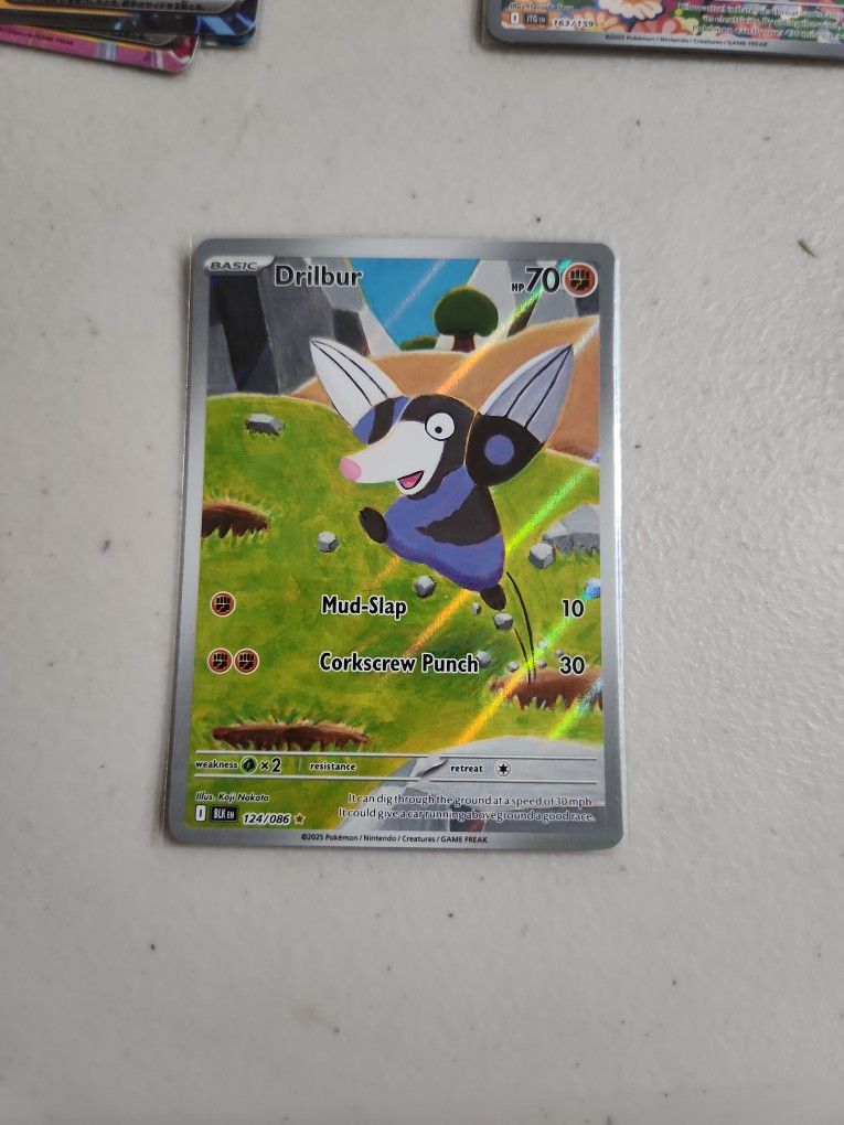 Drilbur - 124/086 - SV: Black Bolt (BLK)