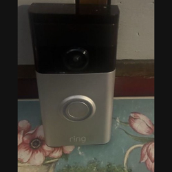 Used Ring door bell camera still in great condition asking 35 comes with wall plate and charging cable