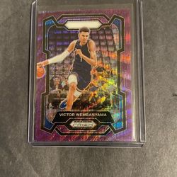 Victor Wembanyama Draft Picks 2024 Purple Prizm #99