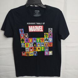 Marvel Universe Periodic Table of Marvel T-shirt Size Sm
