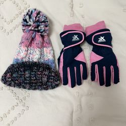 Snow Gloves and Beanie Set