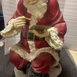 Vintage Santa Claus Statue 