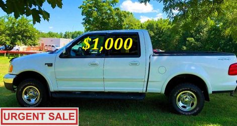 🟢💲1,OOO I am selling my clean title 2OO2 Ford F-150 XLT truck runs and drives excellent Everything works🟢
