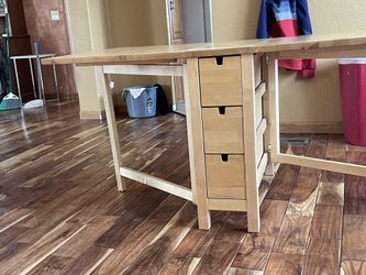 Double Leaf,6 Drawer Storage,folds Down To A Very Compact Set Of Drawers