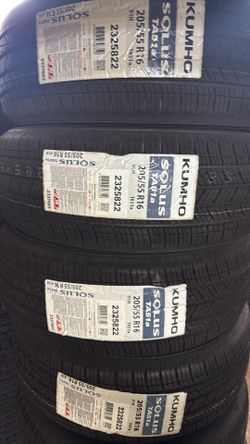 205/55/16 kumho tires 🛞