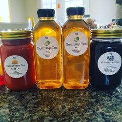 Seamoss Gel, Soursop Tea, Elderberry Syrup