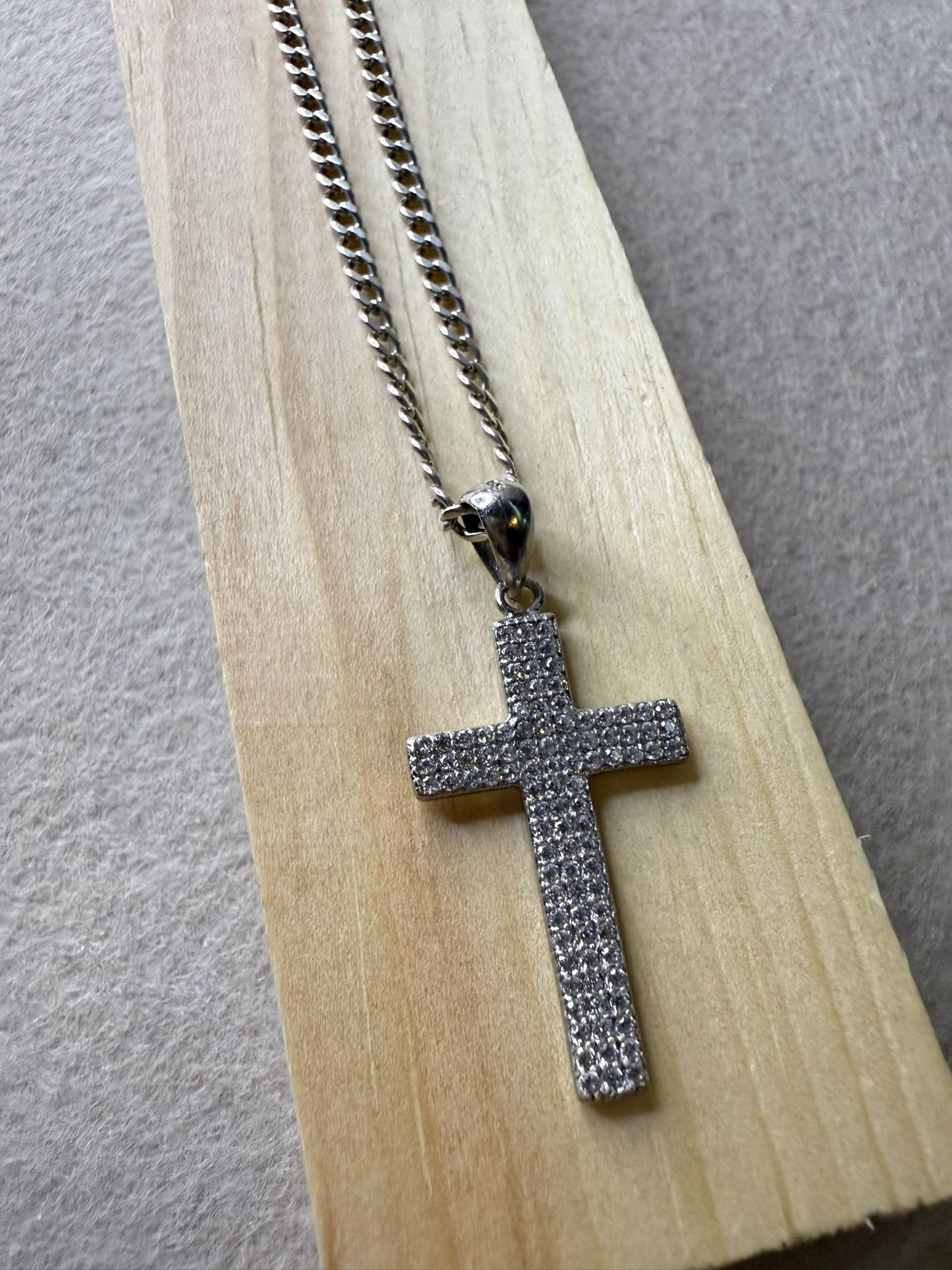 Sterling silver necklace size 21” 9.9g 2.9mm