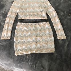 Sequin Two Piece