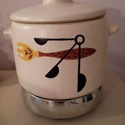 Vintage West Bend Electric Stoneware 2 Quart Bean Pot