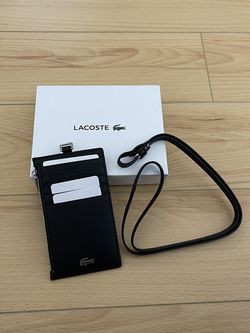 Lacoste Lanyard Zipper Cardholder