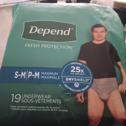 Men's Depends Underwear