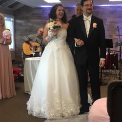 Strapless Wedding Dress 