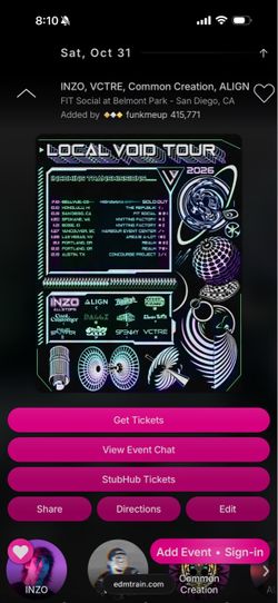 Two tickets for this Halloween event at fit social