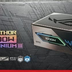 ASUS ROG THOR 1600W TITANIUM III OLED GAMING POWER SUPPLY ATX 3.1 PSU