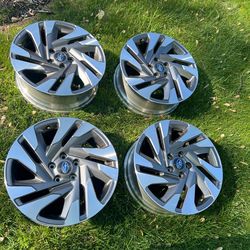 Subaru Rims Set of 4 Two-Tone Alloy Wheels 18 x 7.5