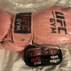 UFC Brand new Women’s Boxing Gloves And Wraps