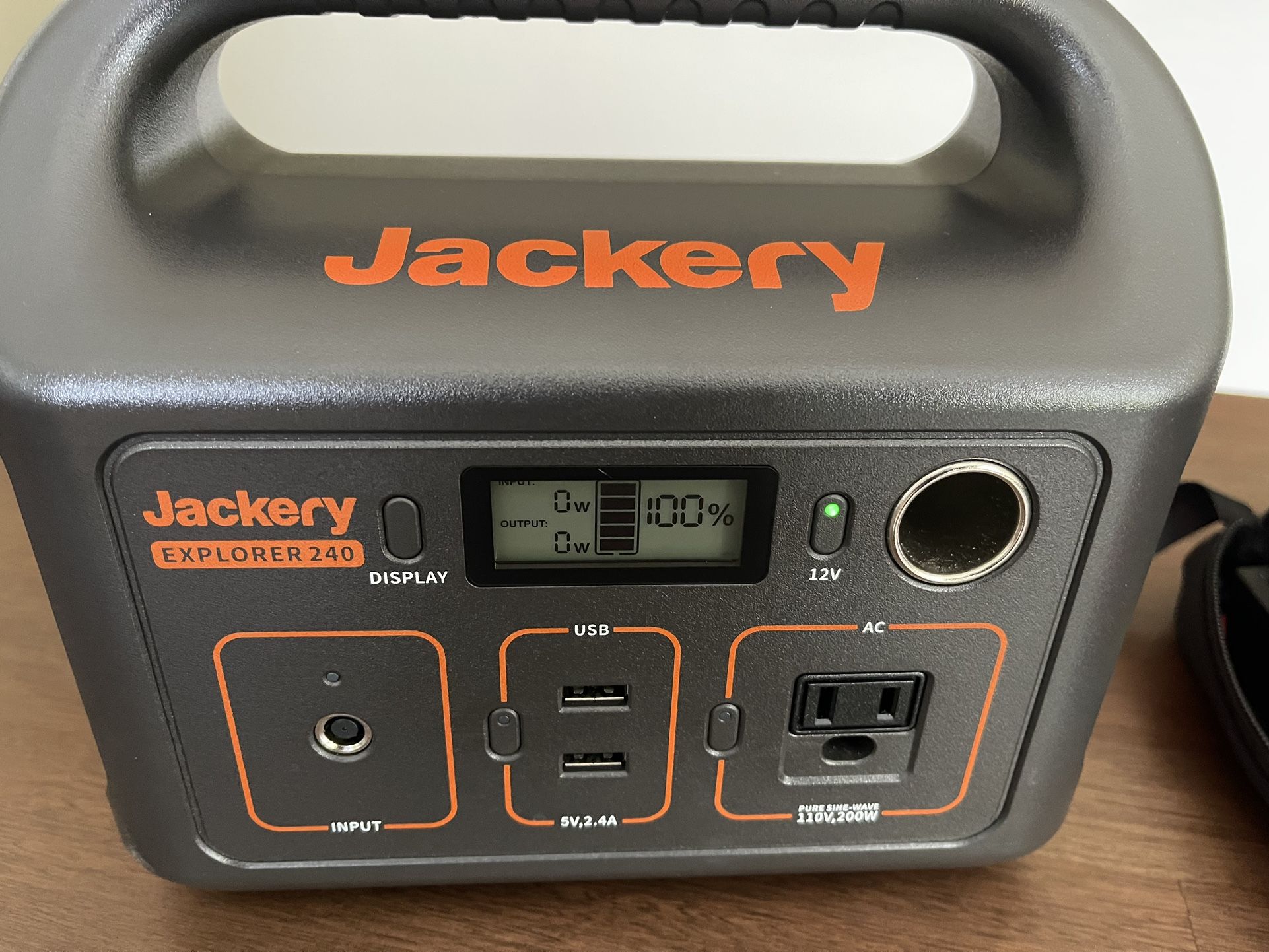 Jackery Explorer 240 Portable Power Station Backup Battery - Like New!