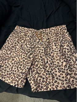 Men’s Bondi Beamers leopard swim trunks