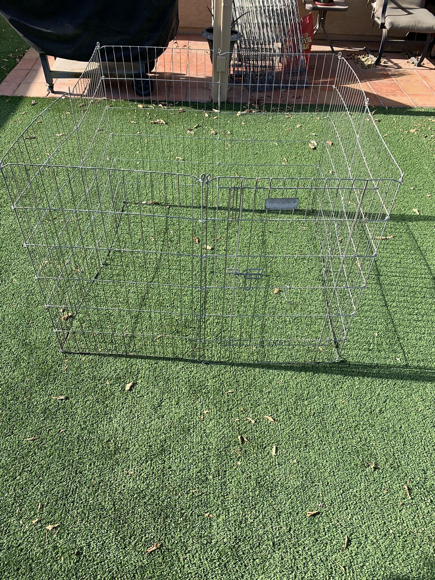 Dog Exercise, Playpen With A Door 