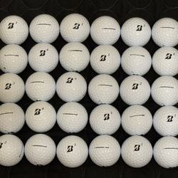 30 BRIDGESTONE e6 White Golf Balls 4A Quality Grade (AAAA)