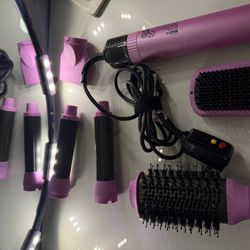 hair brush blowdryer set