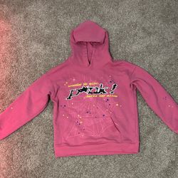 pink spider hoodie 