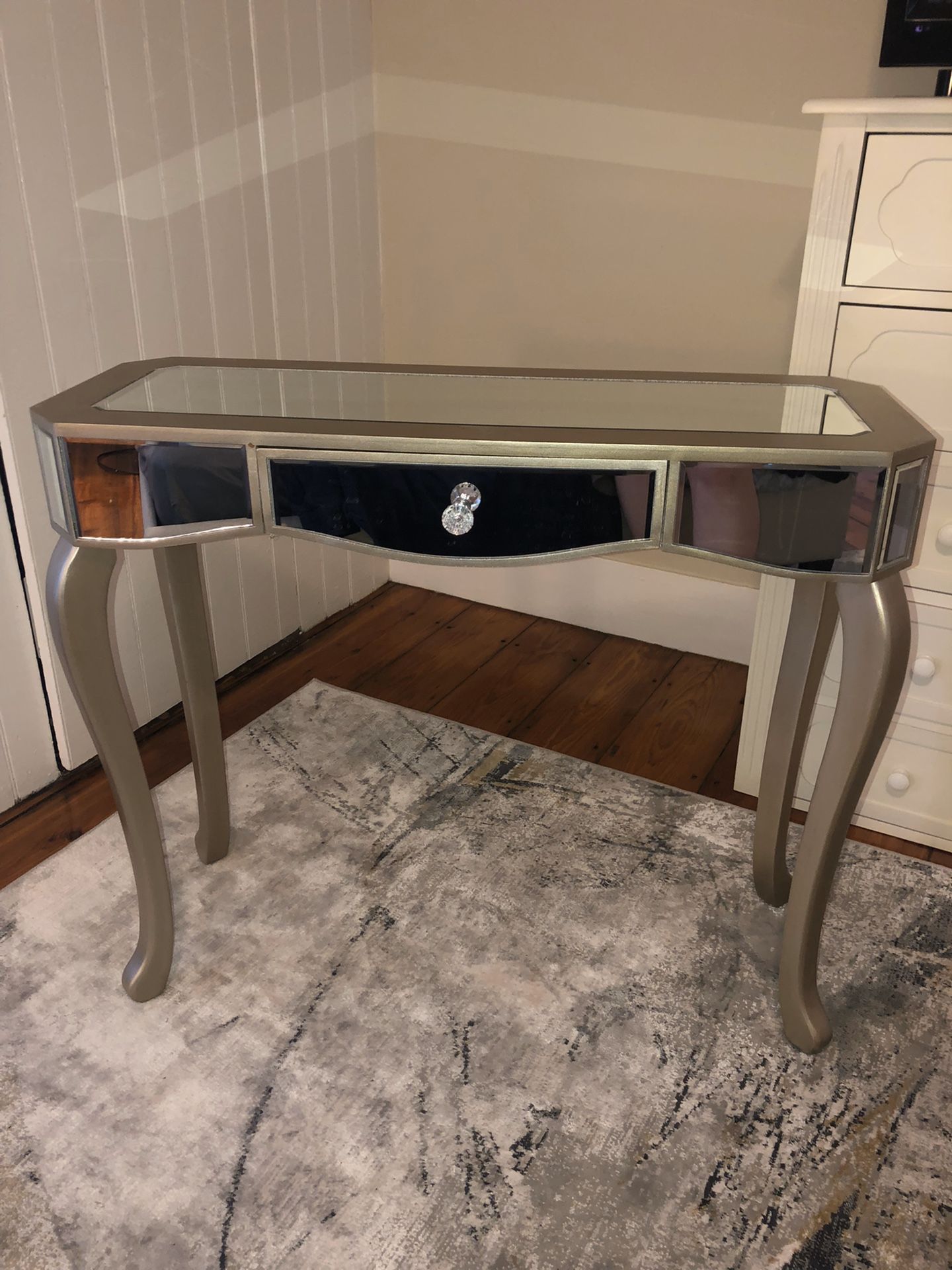 Gold Console Table