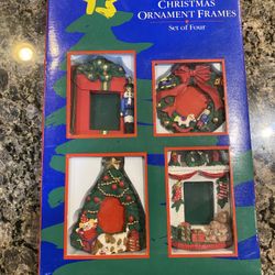 Christmas Ornament Mini-Picture Frames