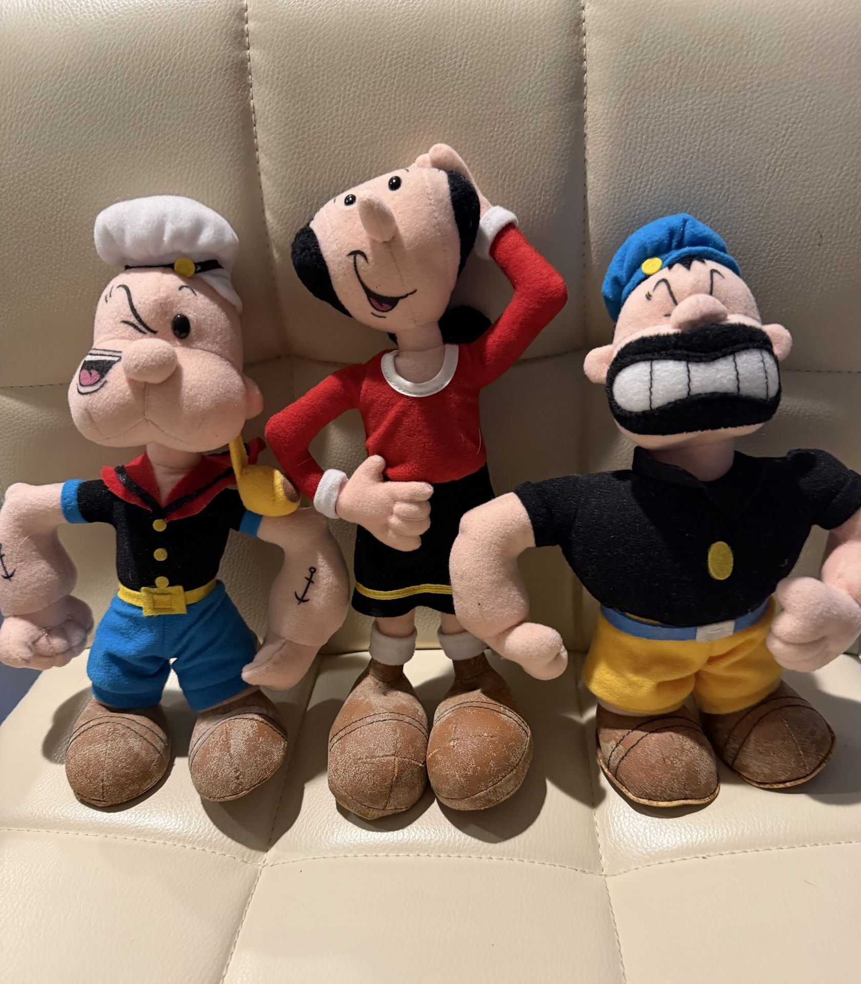 Popeye, Olive Oyl and Brutus