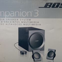 Bose Companion 3 Speaker Set