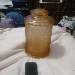 Pink Vintage Carnival Glass