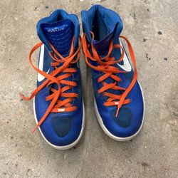 Nike Zoom Fly Hyperdunk Flywire Men's Basketball Shoes Blue Size 11.5