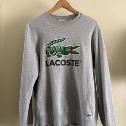 Lacoste Grey Crewneck 