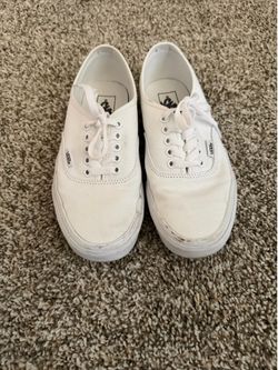 White VANS W8.5/M7