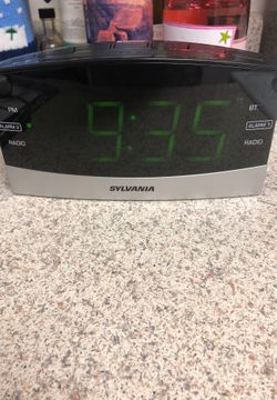Radio alarm clock