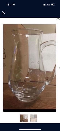 Princess House Jarra Grande Moderna❤️