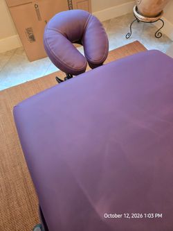 Massage Table and accessories