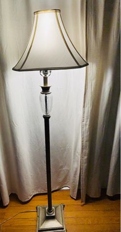 Floor Lamp (Crackled Glass Style)