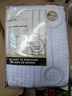 Complete Shower Curtain With Bonus Liner$20 Each