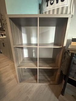 Grey Bookshelf